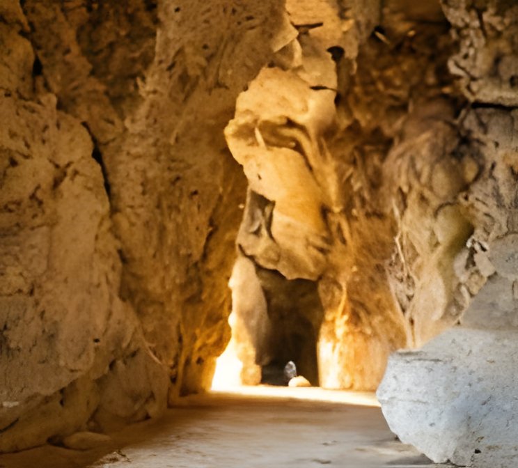 Entrance of the mystery cave